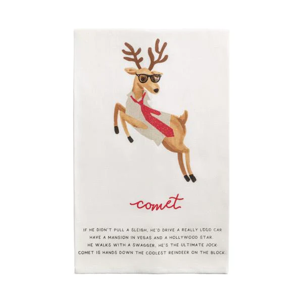 Reindeer Poem Tea Towels – 9 Festive Designs - Image 3