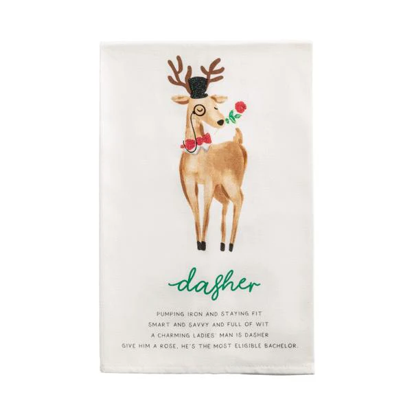 Reindeer Poem Tea Towels – 9 Festive Designs - Image 6