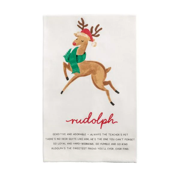 Reindeer Poem Tea Towels – 9 Festive Designs - Image 9