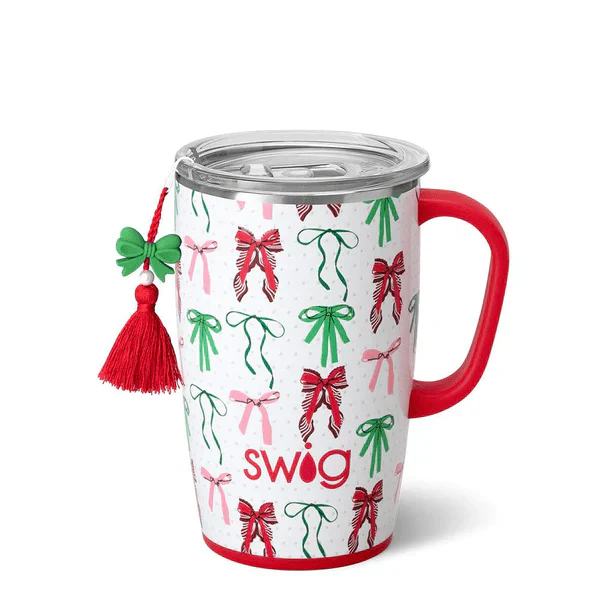 Ribbons And Bows Insulated Drinkware – 40oz Mega Mug, 22oz & 18oz Travel Mug, 12oz Stemless - Image 3