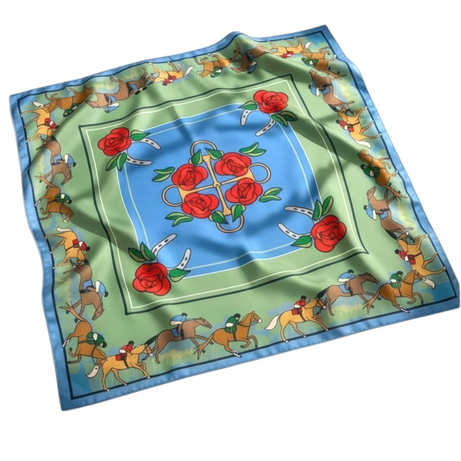 Roses & Reins Kentucky Derby Equestrian Scarf