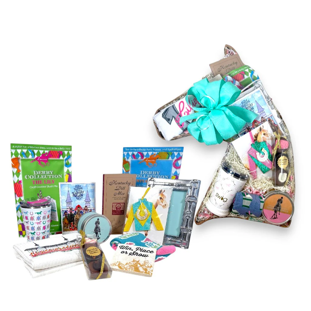 Southern Derby Charm Gift Basket - Image 3