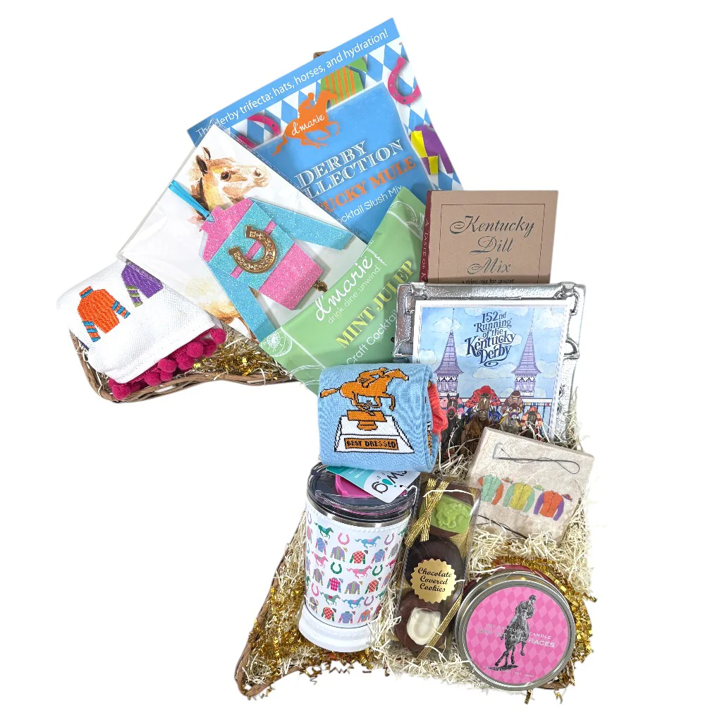 Southern Derby Charm Gift Basket - Image 7