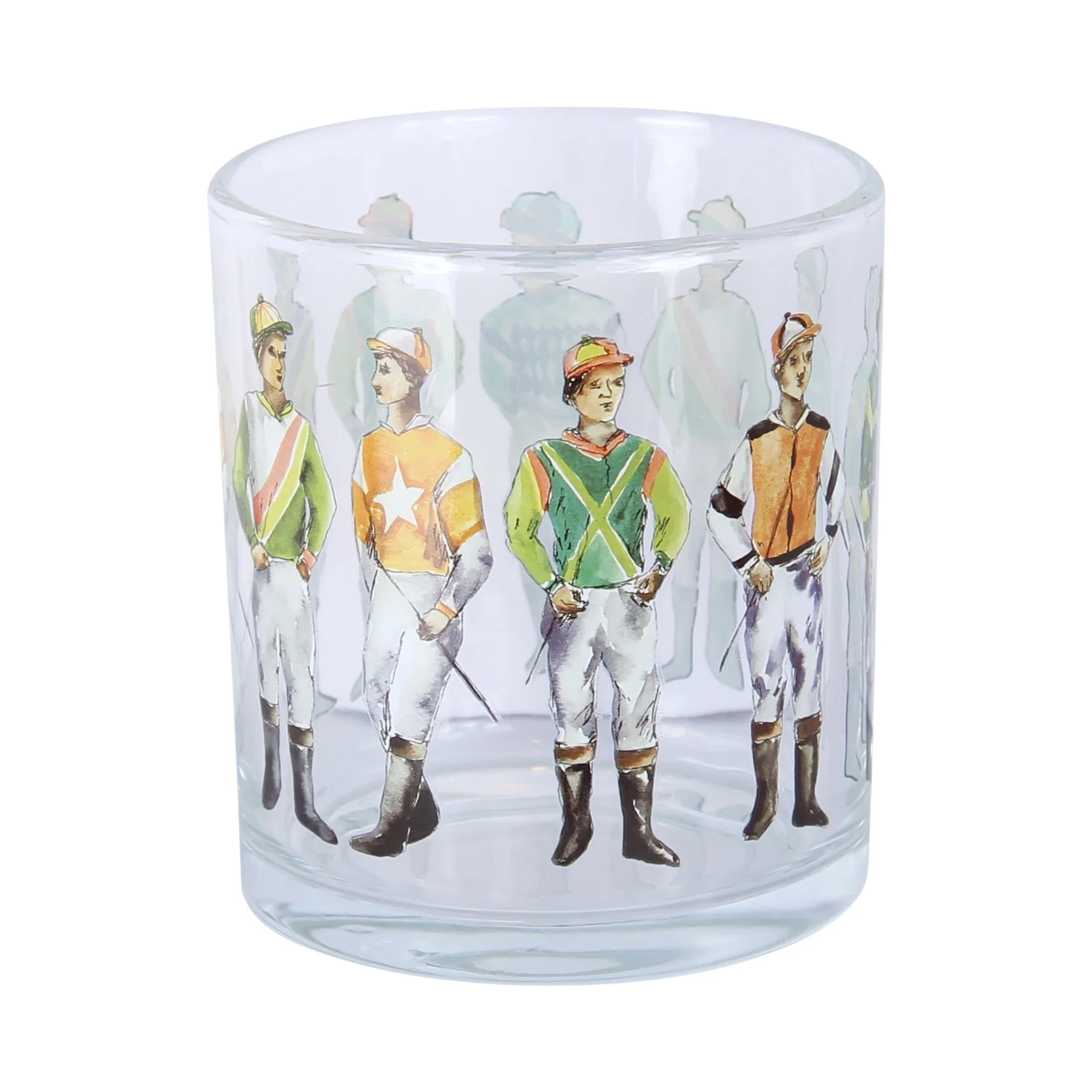 Standing Jockeys Wrapped Rocks Glass - Image 3