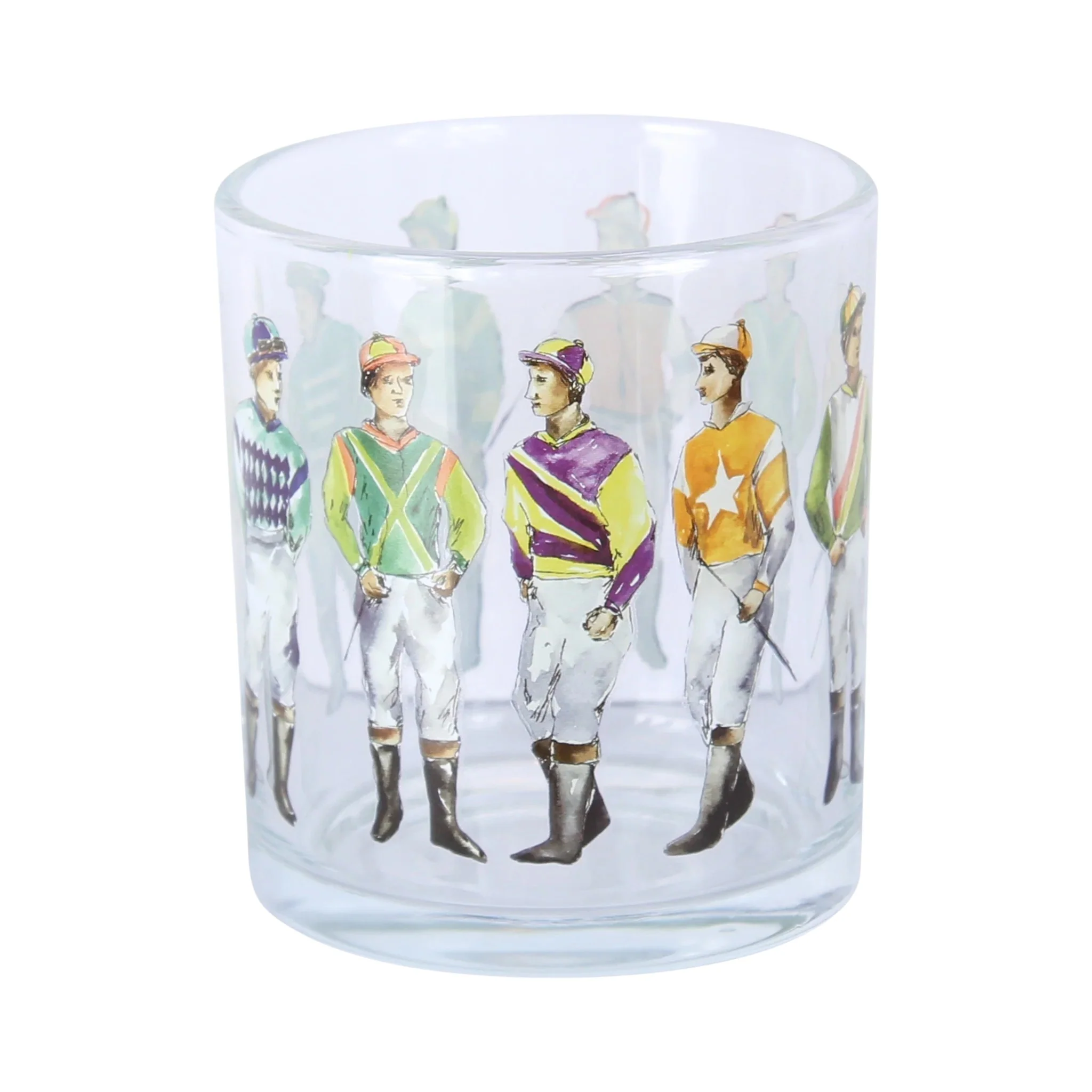 Standing Jockeys Wrapped Rocks Glass - Image 4