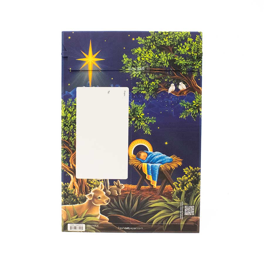 Starlit Nativity Pop-Up Card & Display Scene - Image 6