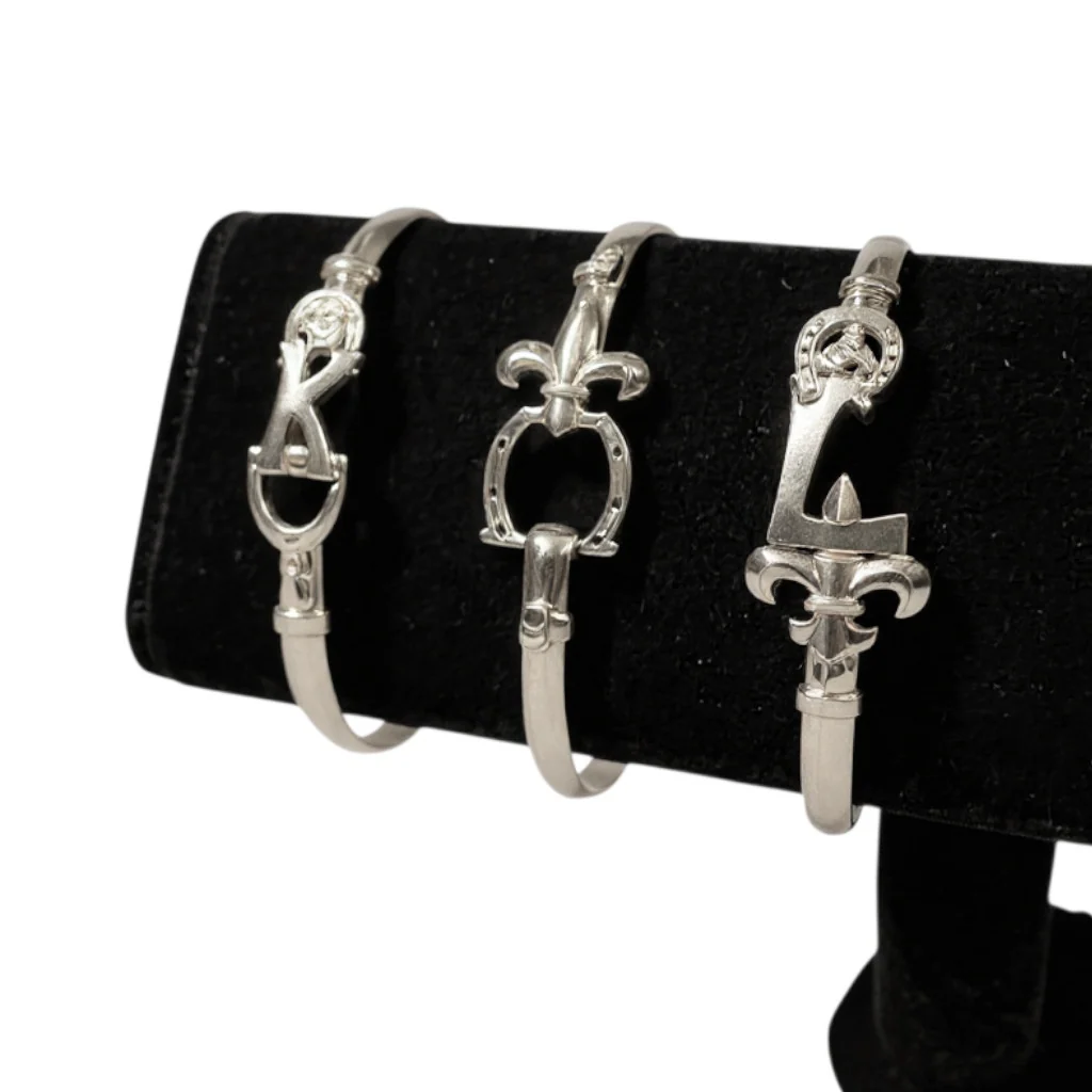 Sterling Silver Equestrian Bracelet Collection - Image 10