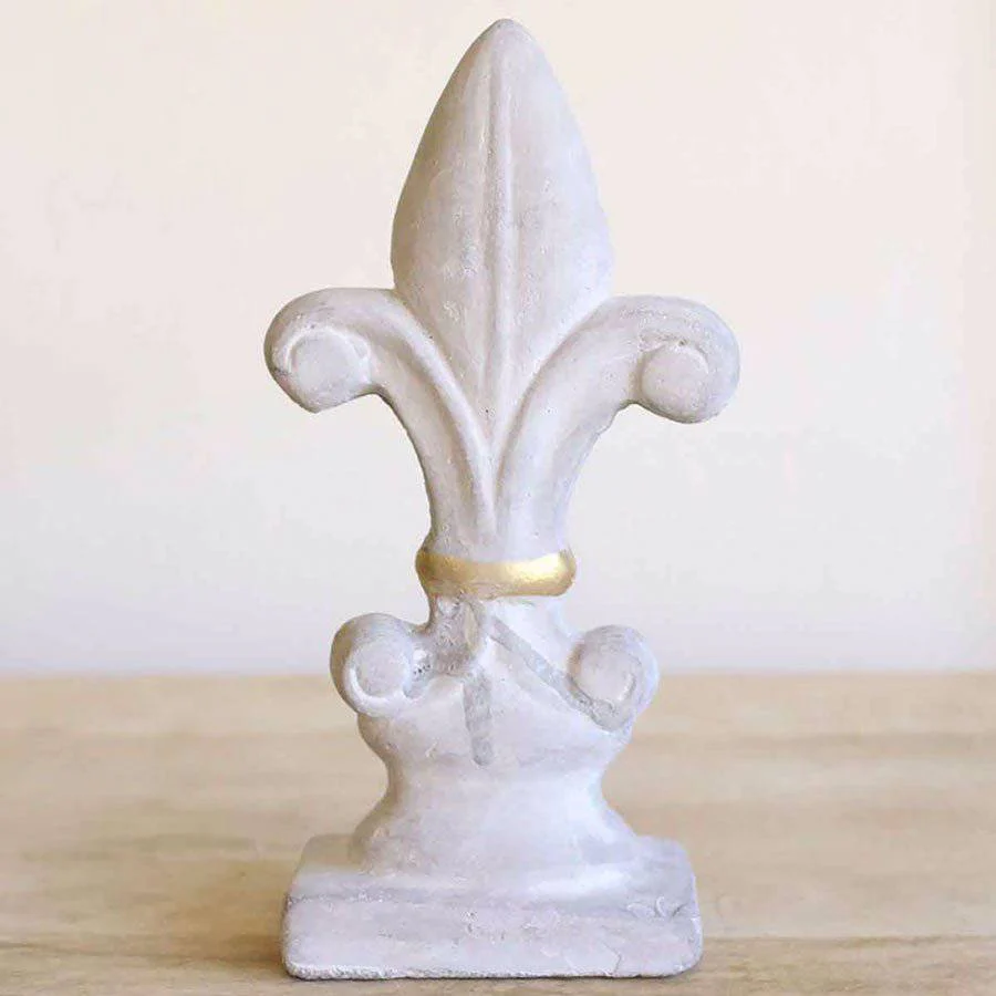 Stone Fleur de Lis Decor - Image 2