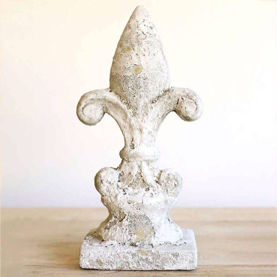 Stone Fleur de Lis Decor - Image 3