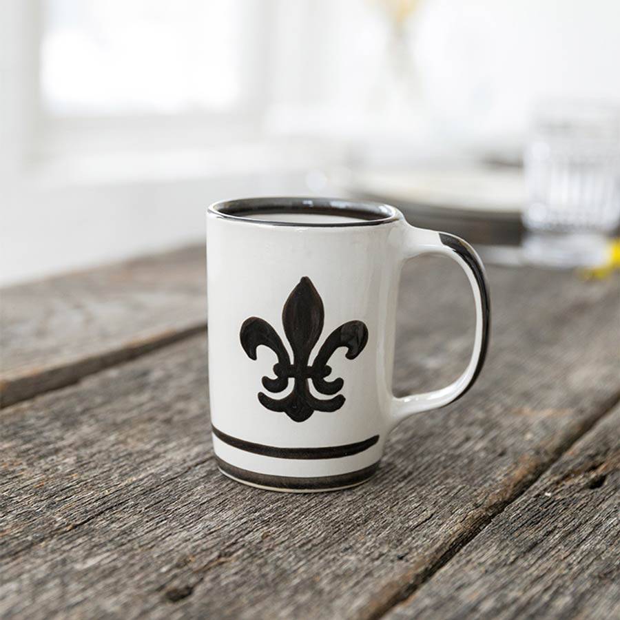 Stoneware & Co - Black Fleur-de-Lis - Image 5