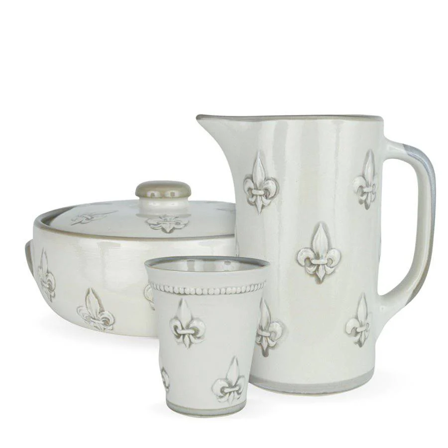 Stoneware & Co - Embossed Fleur de Lis