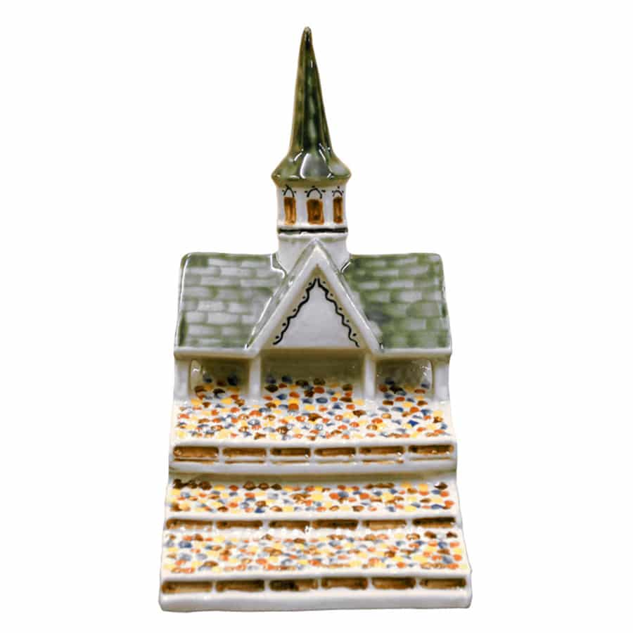 Stoneware Twin Spire Bookend