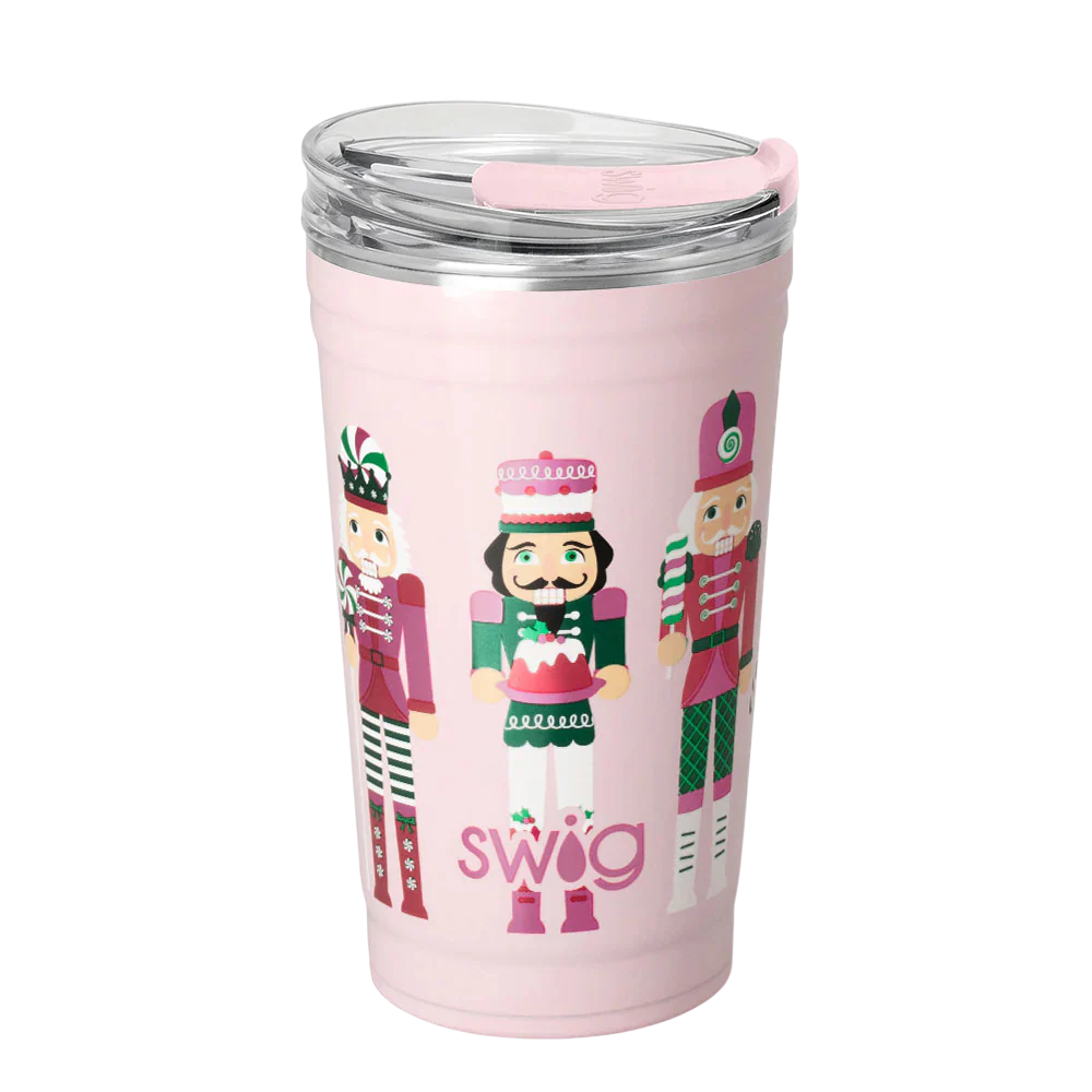 Sugar Plum Soldier Holiday Drinkware — Mega Mug Tumbler, Party Cup, Stemless Wine - Image 3