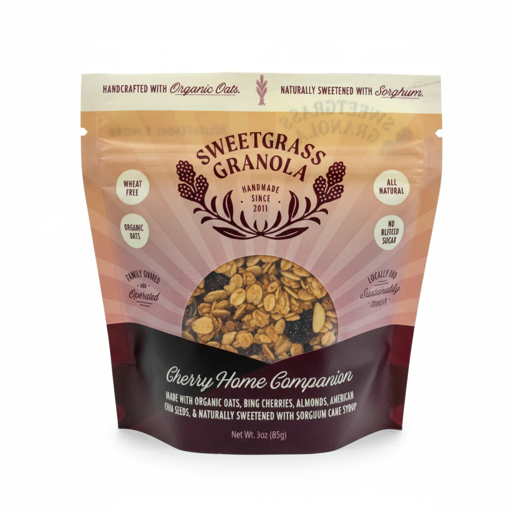 Sweetgrass Granola Snack Packs | Handcrafted 3oz Grab-and-Go Bags - Image 3