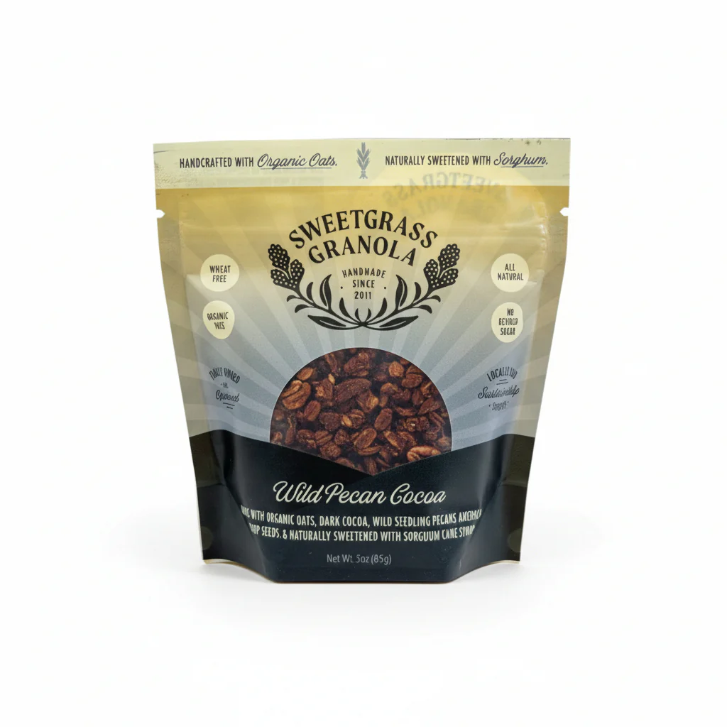 Sweetgrass Granola Snack Packs | Handcrafted 3oz Grab-and-Go Bags - Image 6