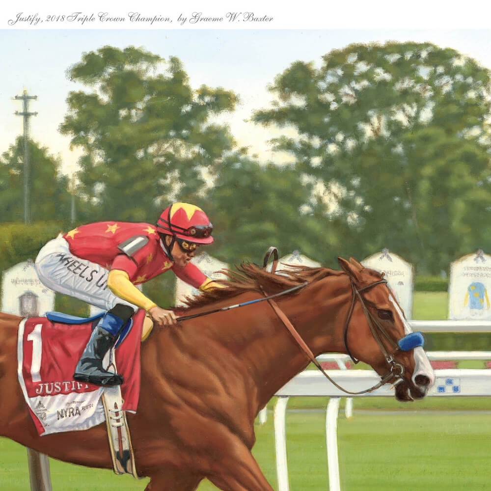 The Justify Triple Crown Open Edition Print (16''x20'') - Image 2