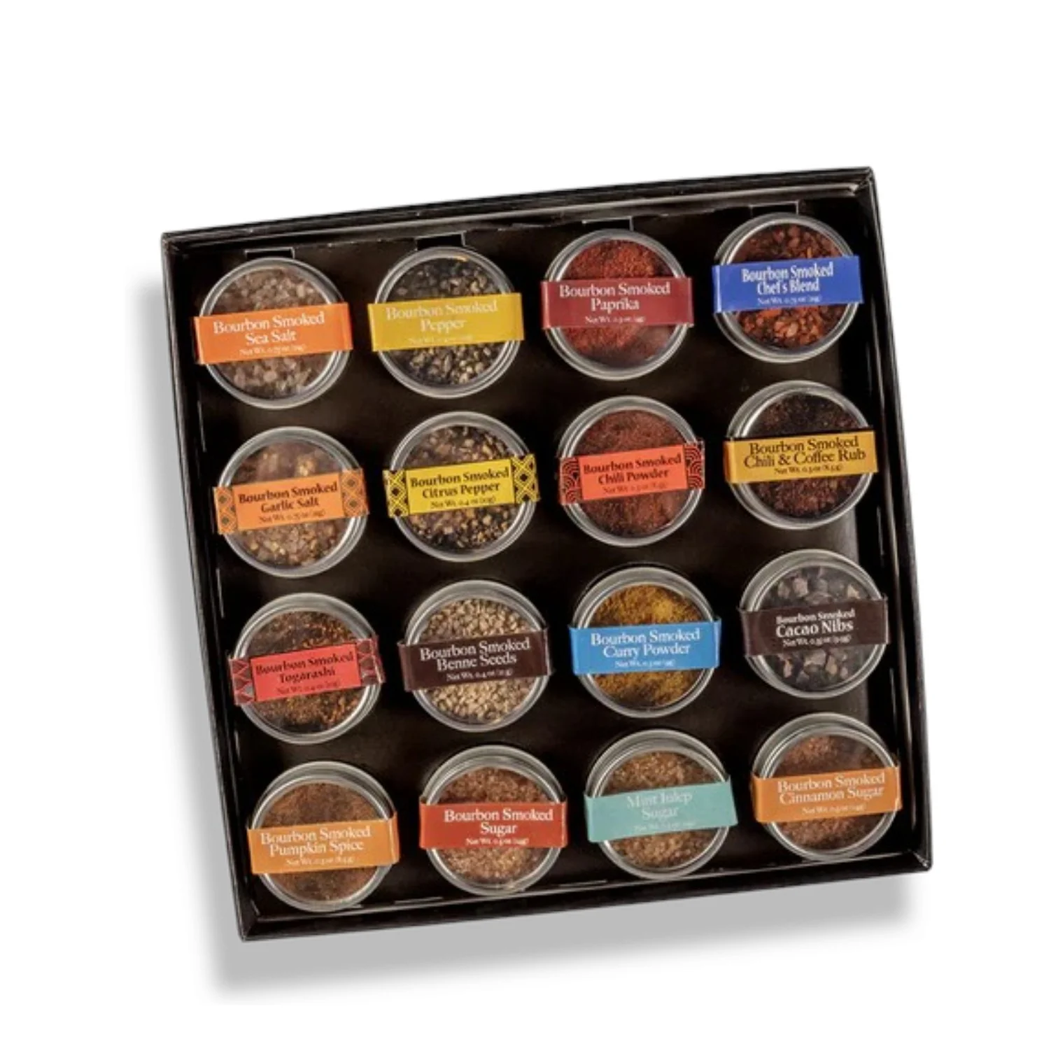 The Nice Box | 16 Mini Tins of Bourbon Smoked Sugar & Spice - Image 3