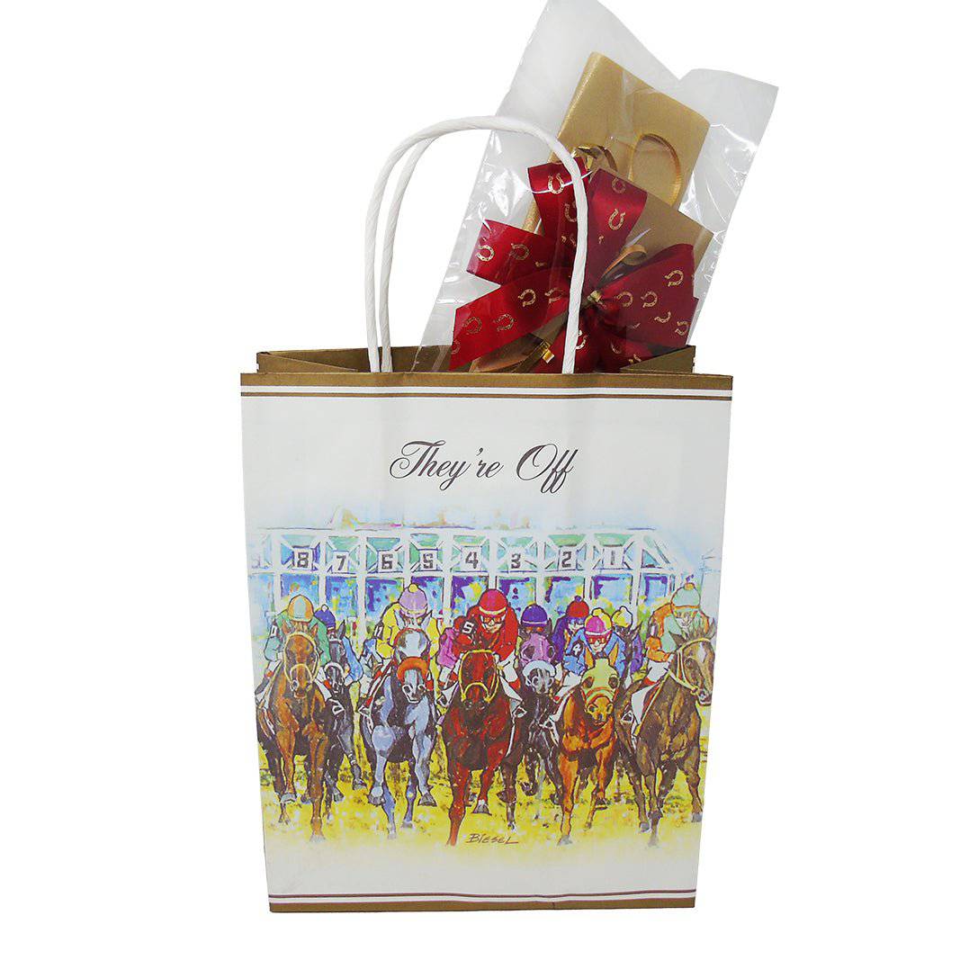 They’re Off! Derby Gift Bag – Includes Tissue, Gift Card & Bow