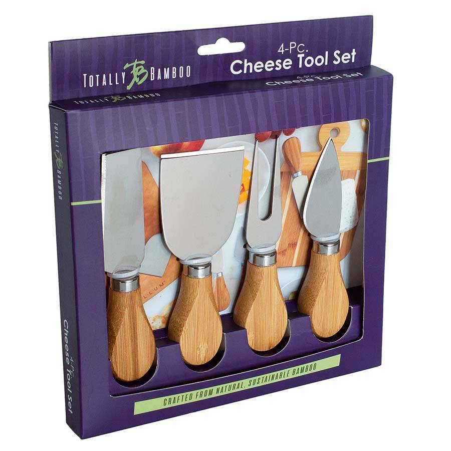 Totally Bamboo 4 Piece Cheese Tool Set