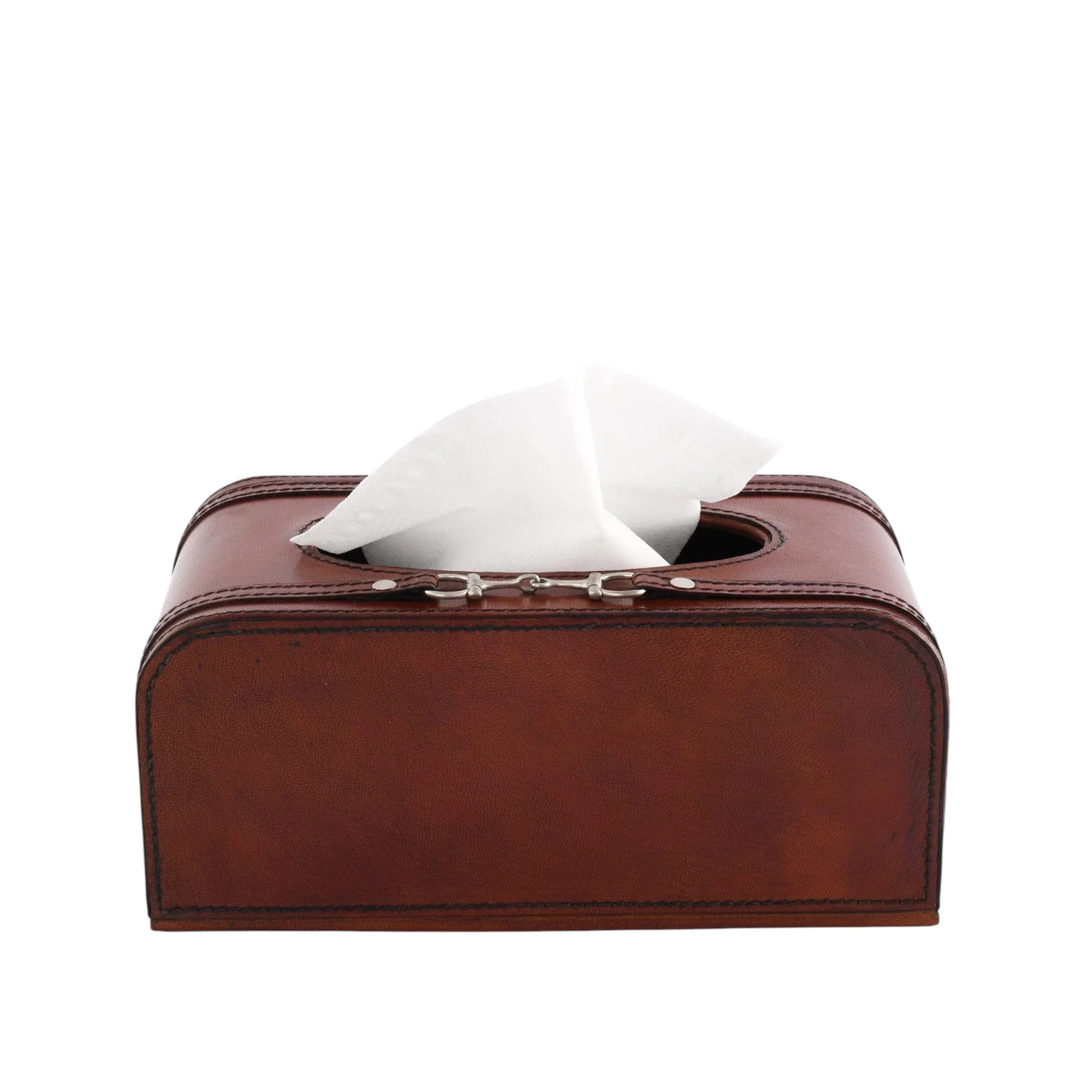 Vagabond House Premium Genuine Leather Bit Tissue Box