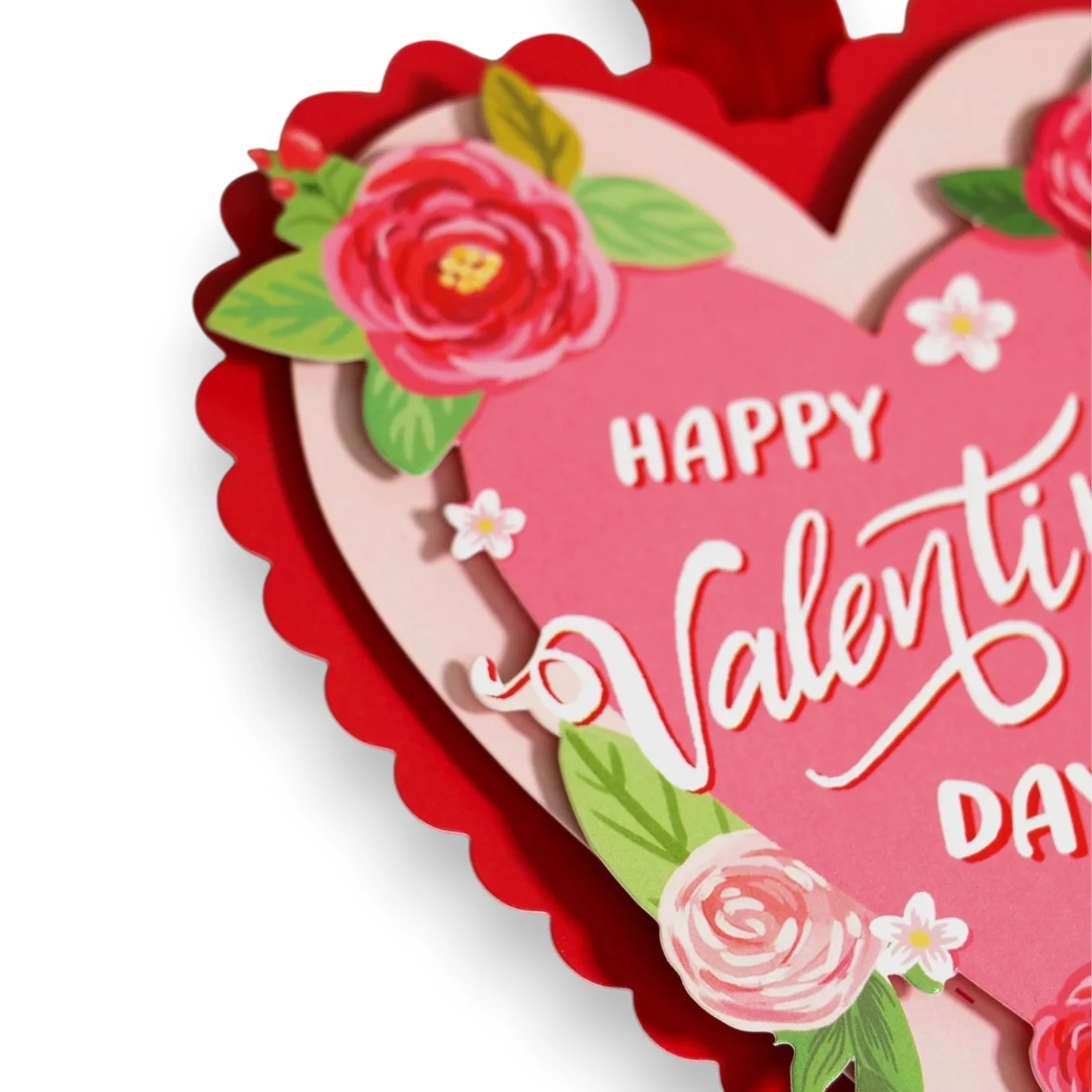 Valentine’s Heart Card | 3D Floral Greeting - Image 5