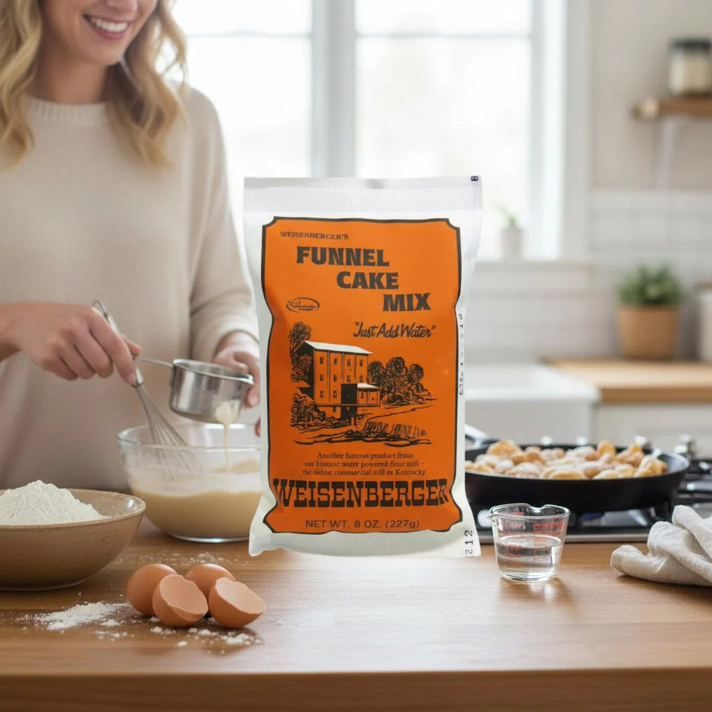 Weisenberger Funnel Cake Mix | Just Add Water | 8oz Package - Image 2