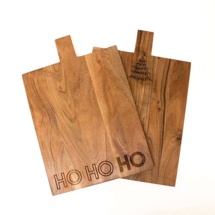 Wooden Christmas Serving Board