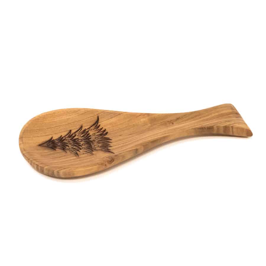Wooden Christmas Tree Spoon Rest - Image 6
